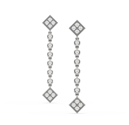 Aislinn Diamond Dangling Earrings