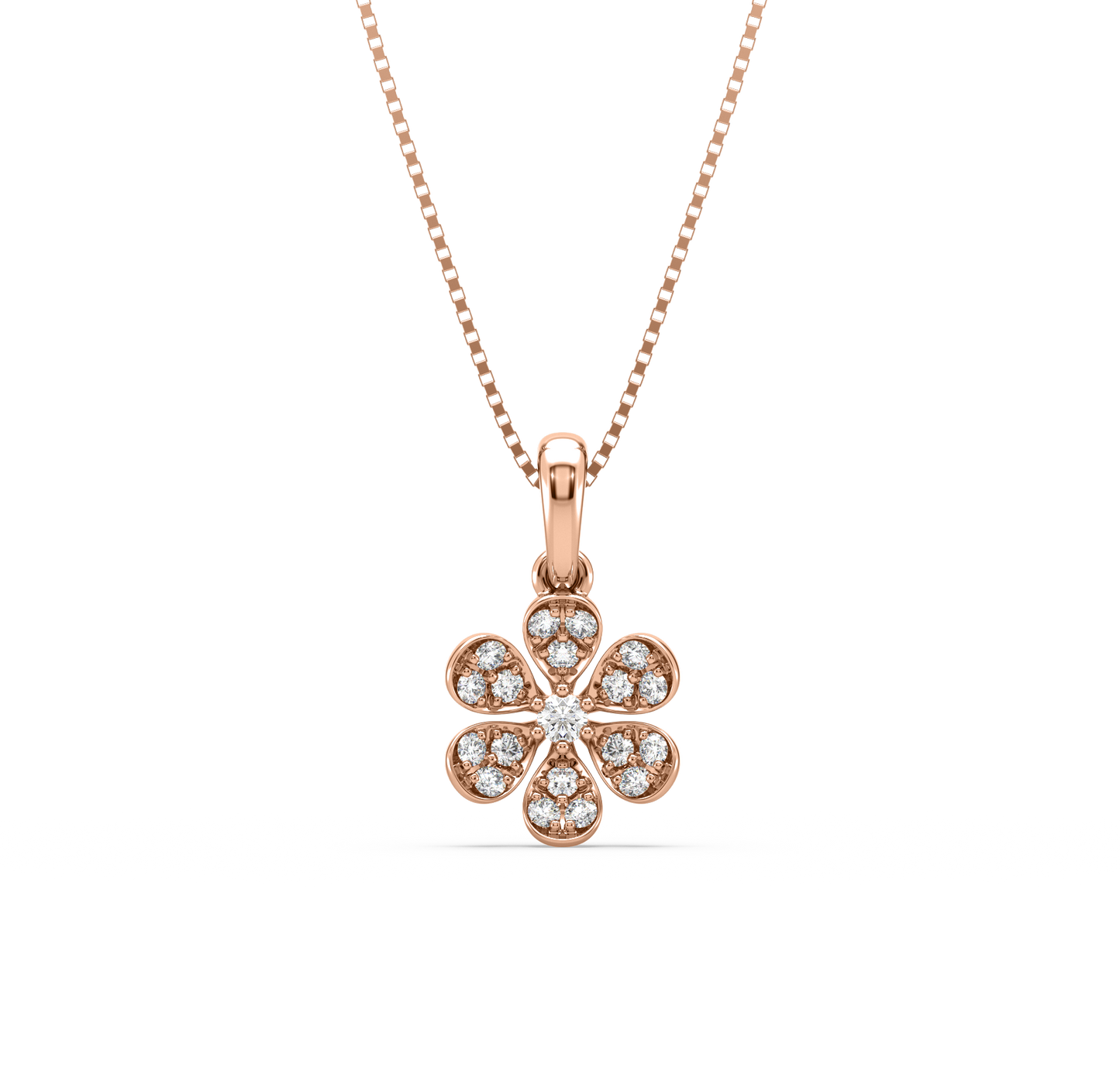 Fedra Flower Diamond Pendant