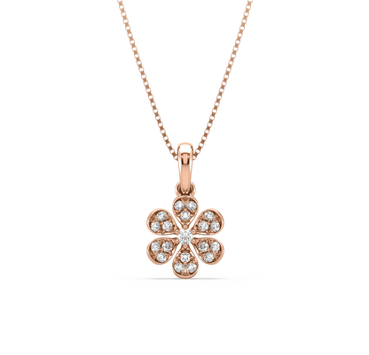 Fedra Flower Diamond Pendant