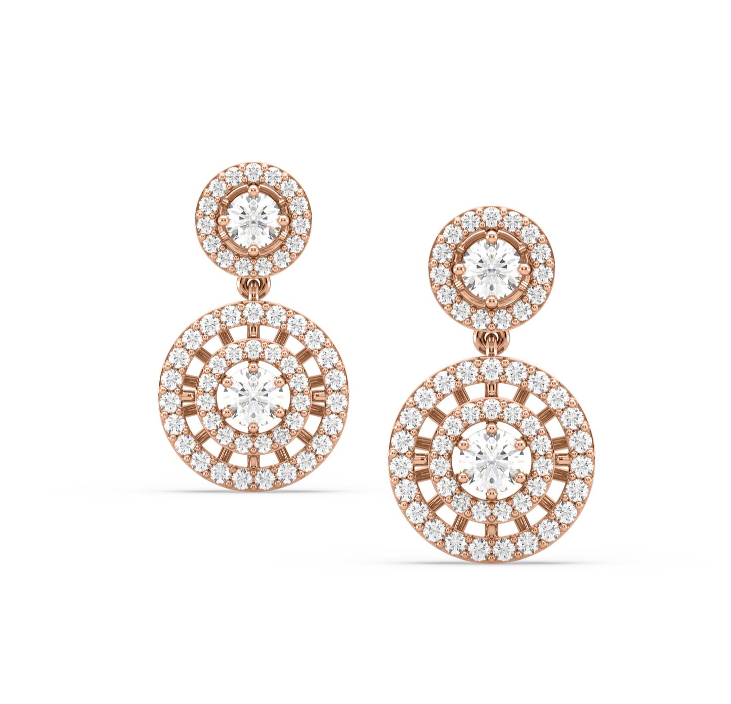 Fillipa Dangling Diamond Earrings