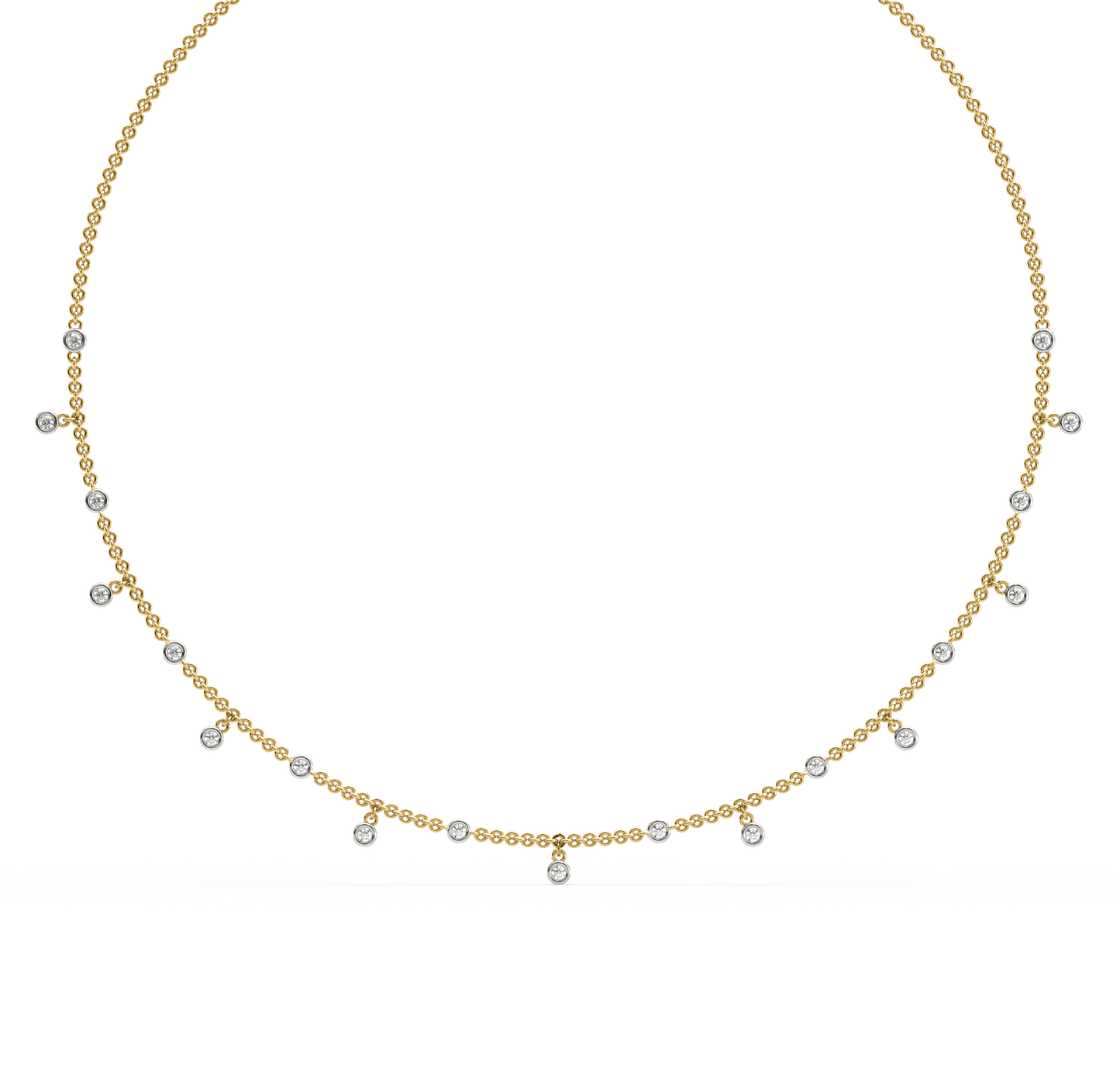 Ellora Station Diamond Necklace