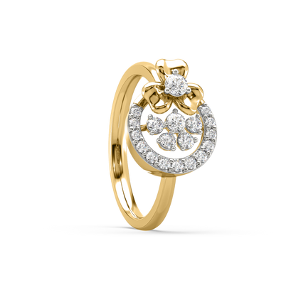 Flora Circular Diamond Ring