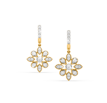 Liv Flower Diamond Earrings