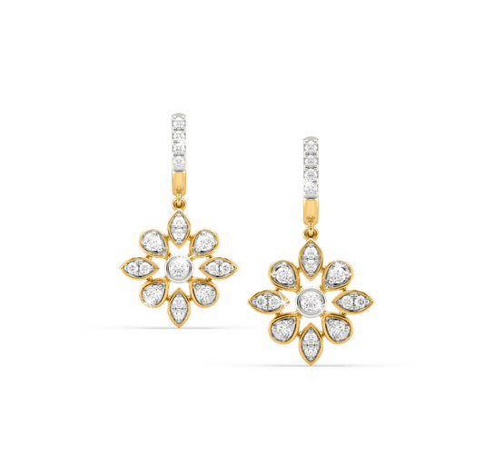 Liv Flower Diamond Earrings