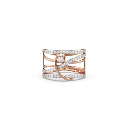 Araceli Criss Cross Diamond Ring