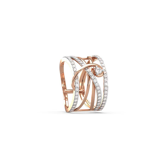 Araceli Criss Cross Diamond Ring