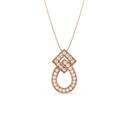 Jada Geometric Diamond Pendant