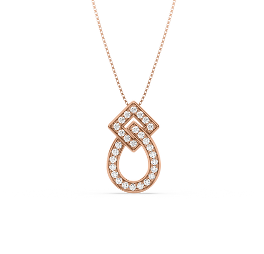 Jada Geometric Diamond Pendant