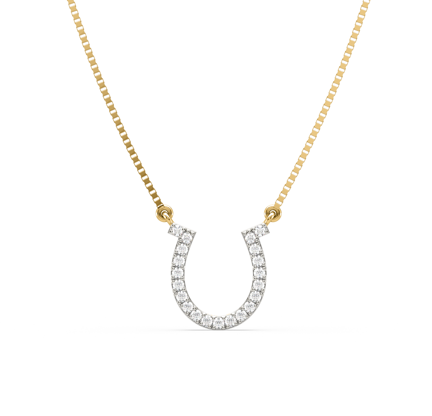 Allie Horseshoe Diamond Pendant