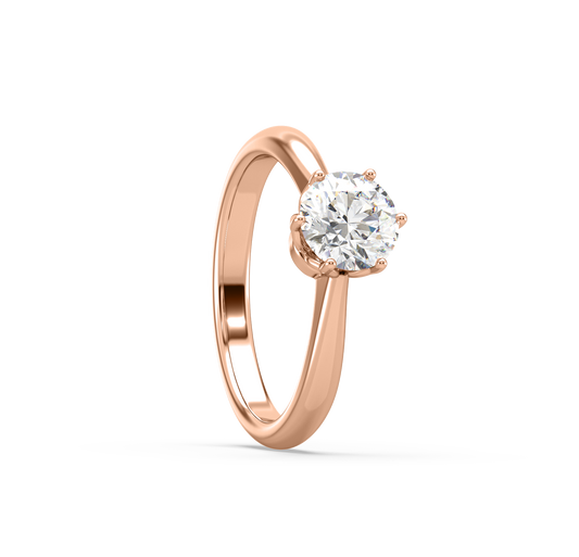 Eliza Solitaire Diamond Ring