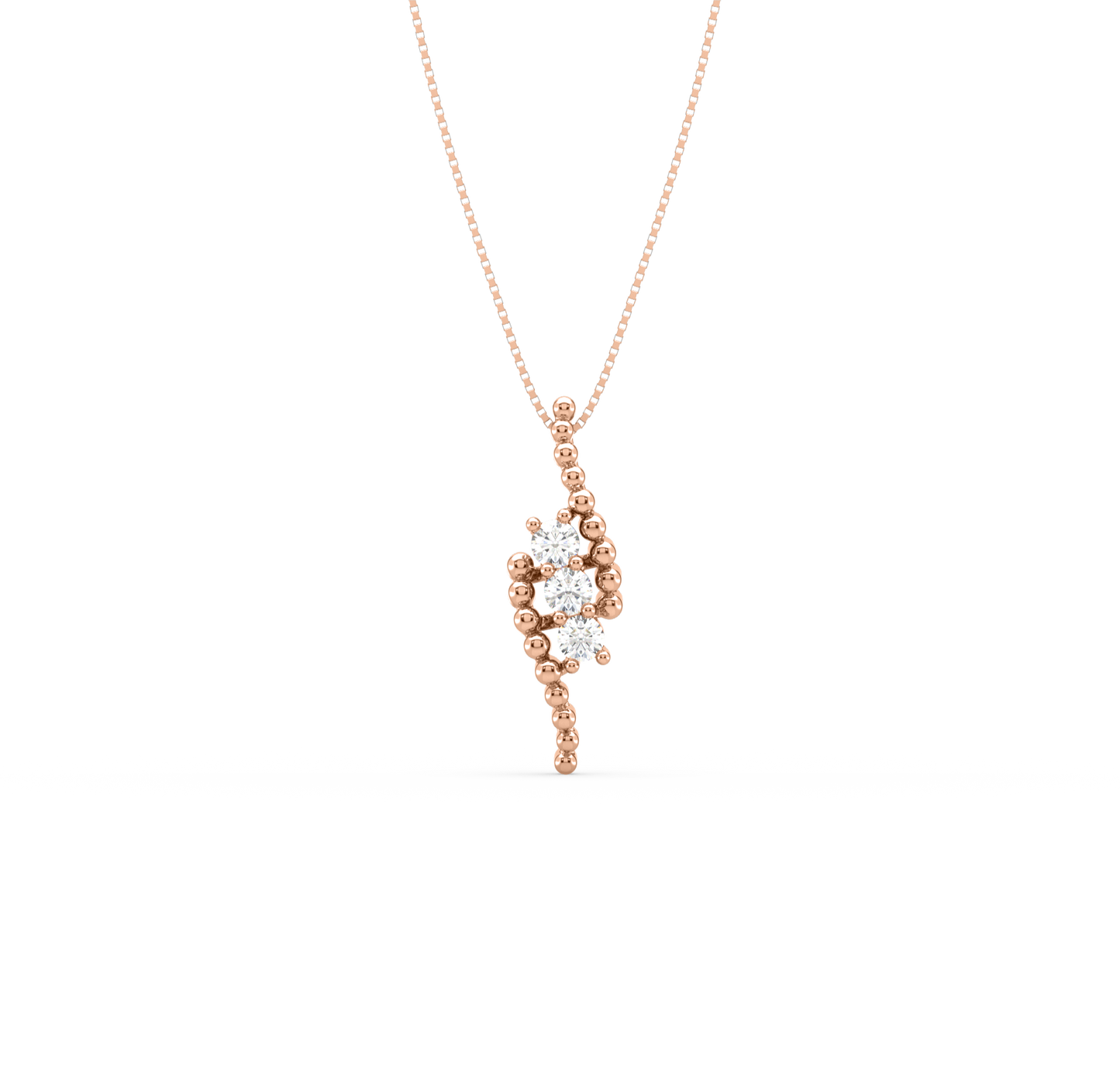 Erica Leaf Diamond Pendant