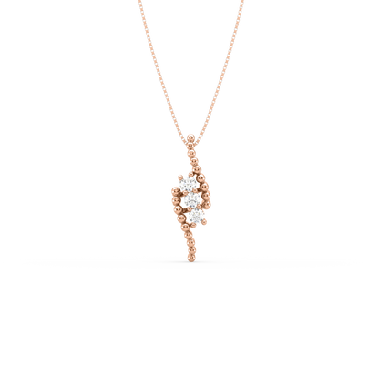 Erica Leaf Diamond Pendant