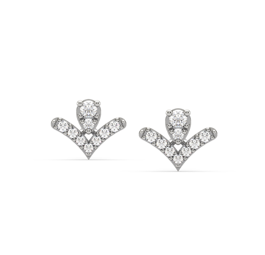 Cheryl Leaf Stud Earrings