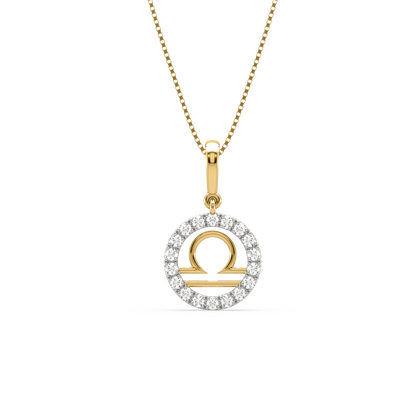 Louise Libra Zodiac Pendant