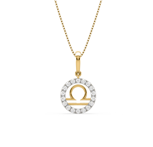 Louise Libra Zodiac Pendant