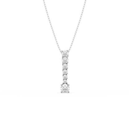 Catalina Linear Diamond Drop Pendant