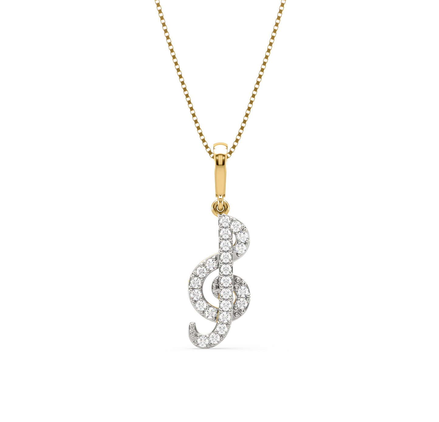 Alexis Musical Note Diamond Pendant