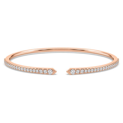 Jessy Stylish Diamond Open Bangle