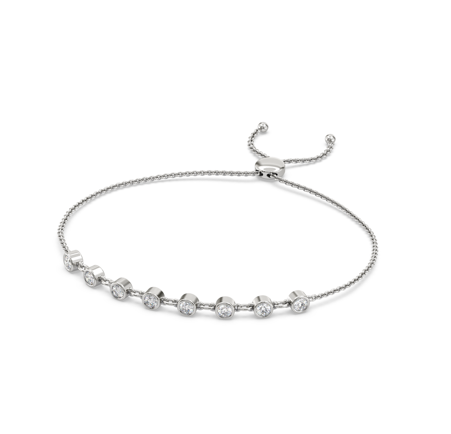 Versa Sparkling Diamond Adjustable Bracelet