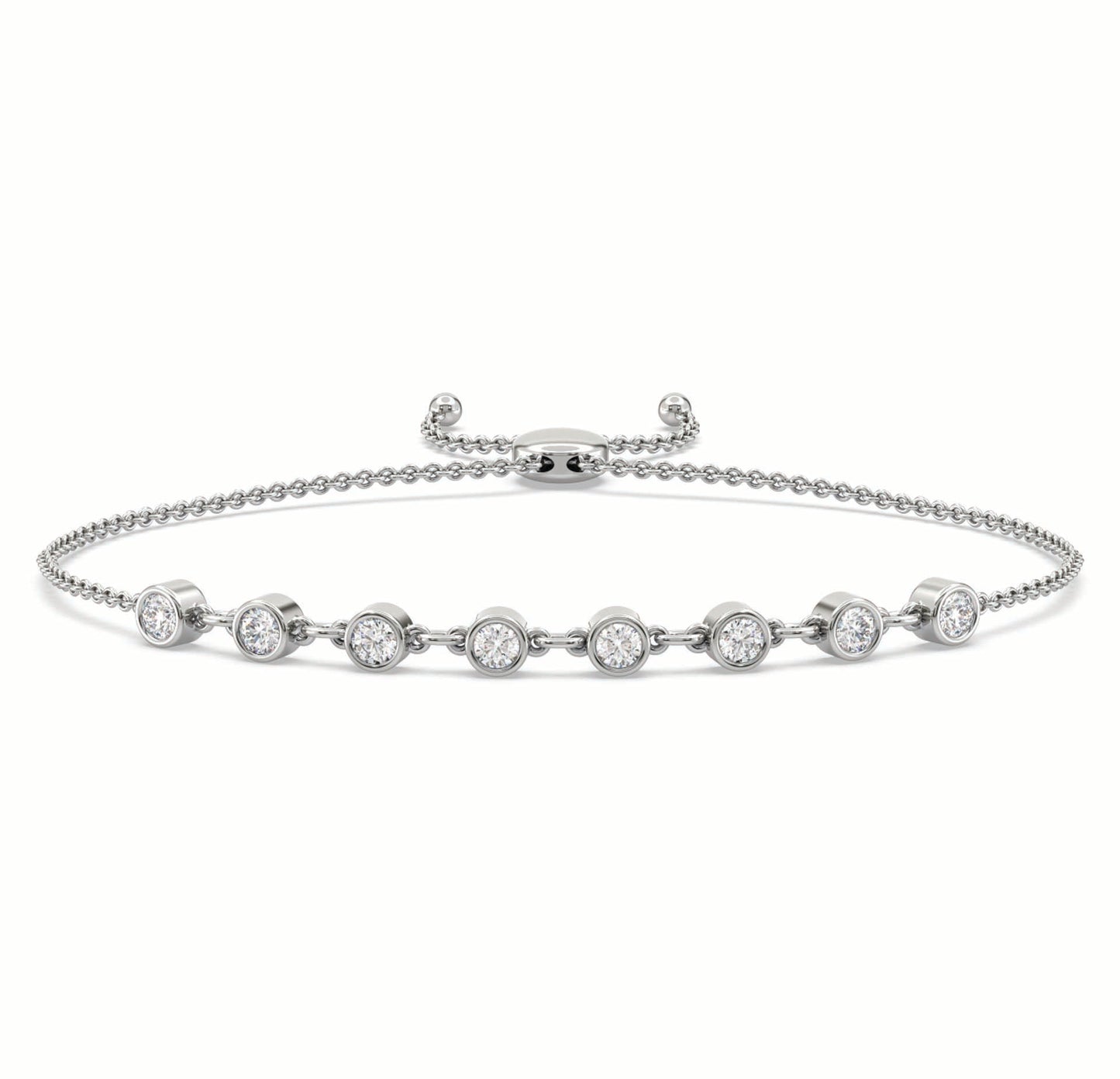 Versa Sparkling Diamond Adjustable Bracelet