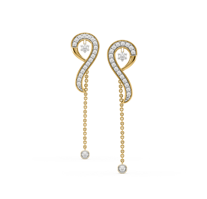 Anita Musical Note Diamond Earrings