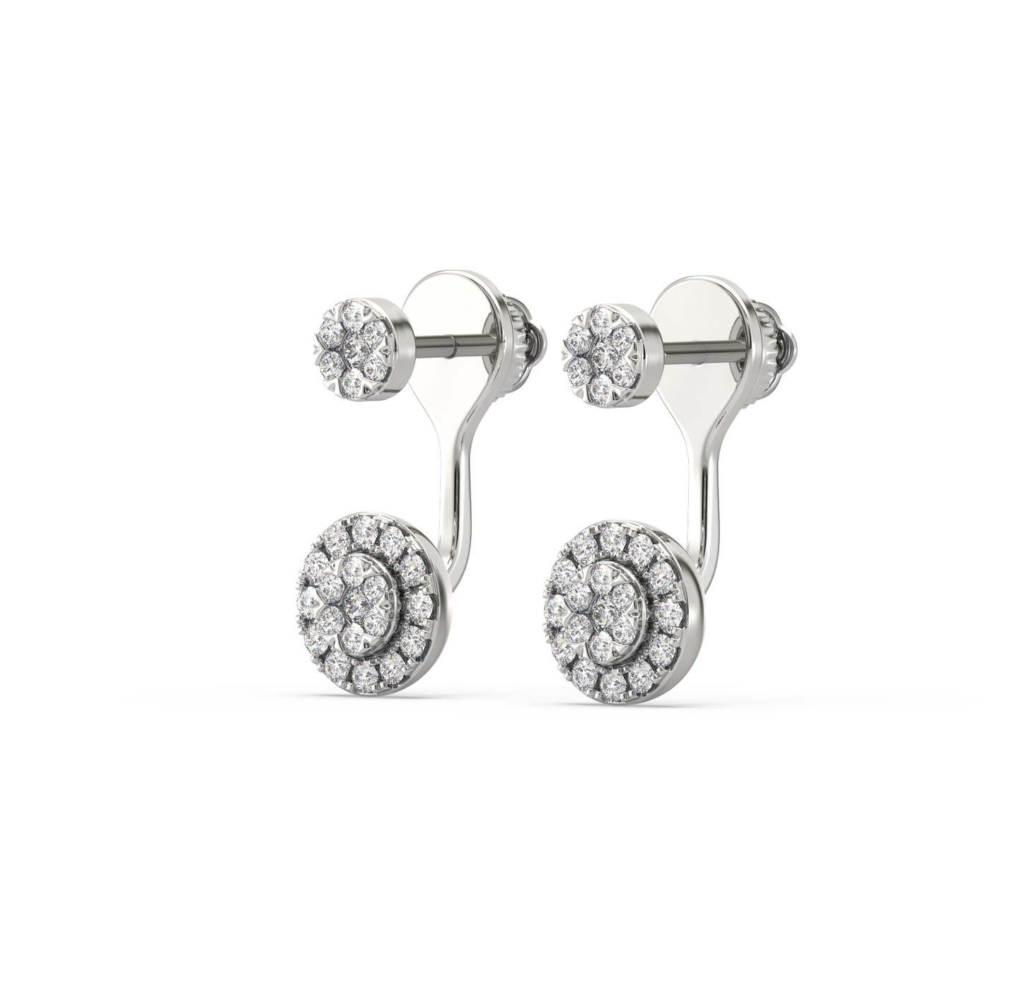 Dolly Disc Diamond Earrings