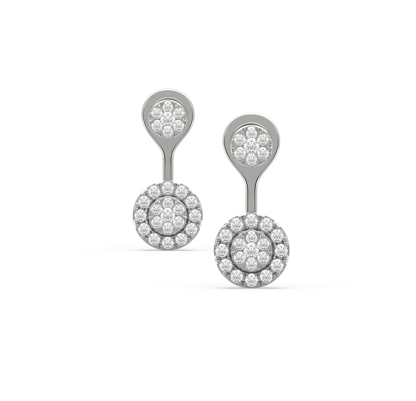 Dolly Disc Diamond Earrings