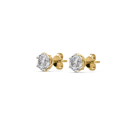 Alexe Solitaire Stud Earrings