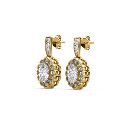 Camila Solitaire Drop Earrings