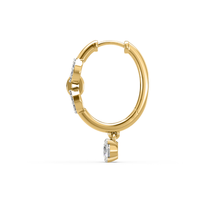 Sonya Diamond Hoop Earrings