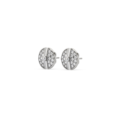 Debra Diamond Disc Studs