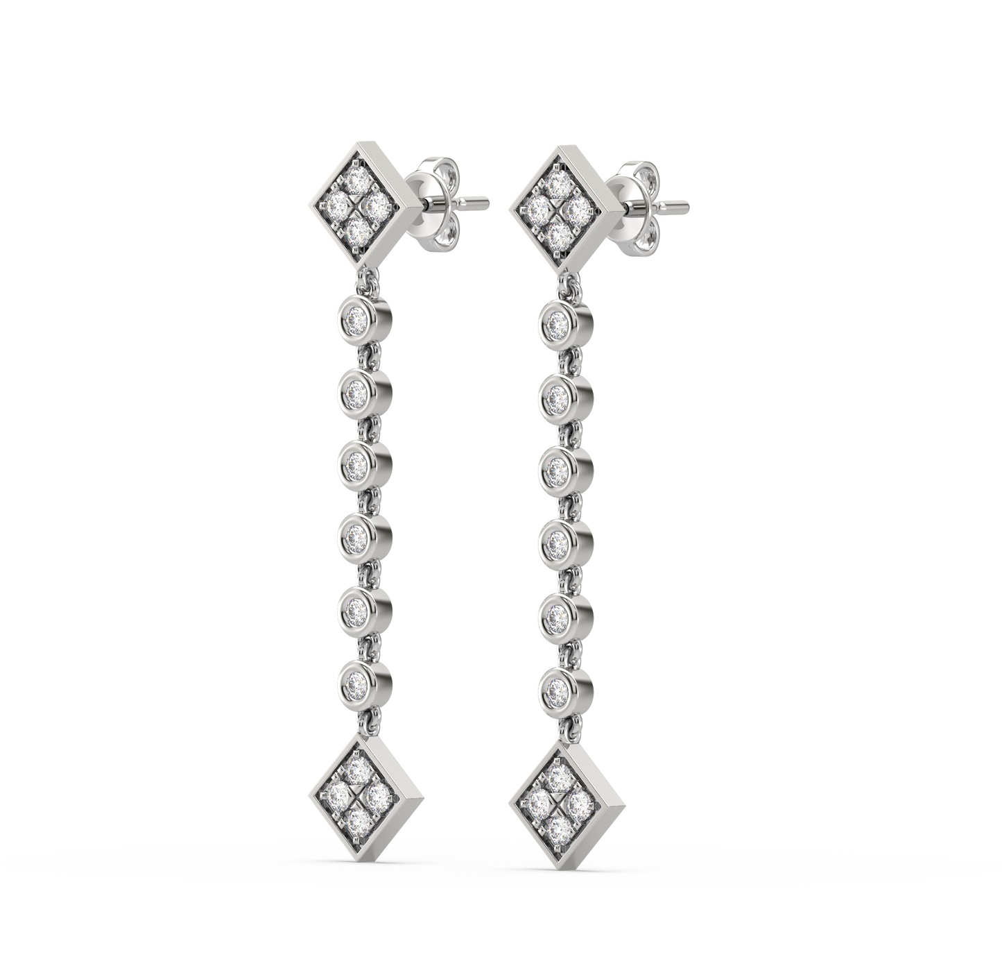 Aislinn Diamond Dangling Earrings