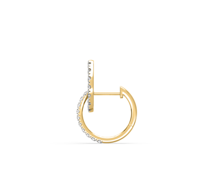 Kelly Diamond Double Hoop Earrings