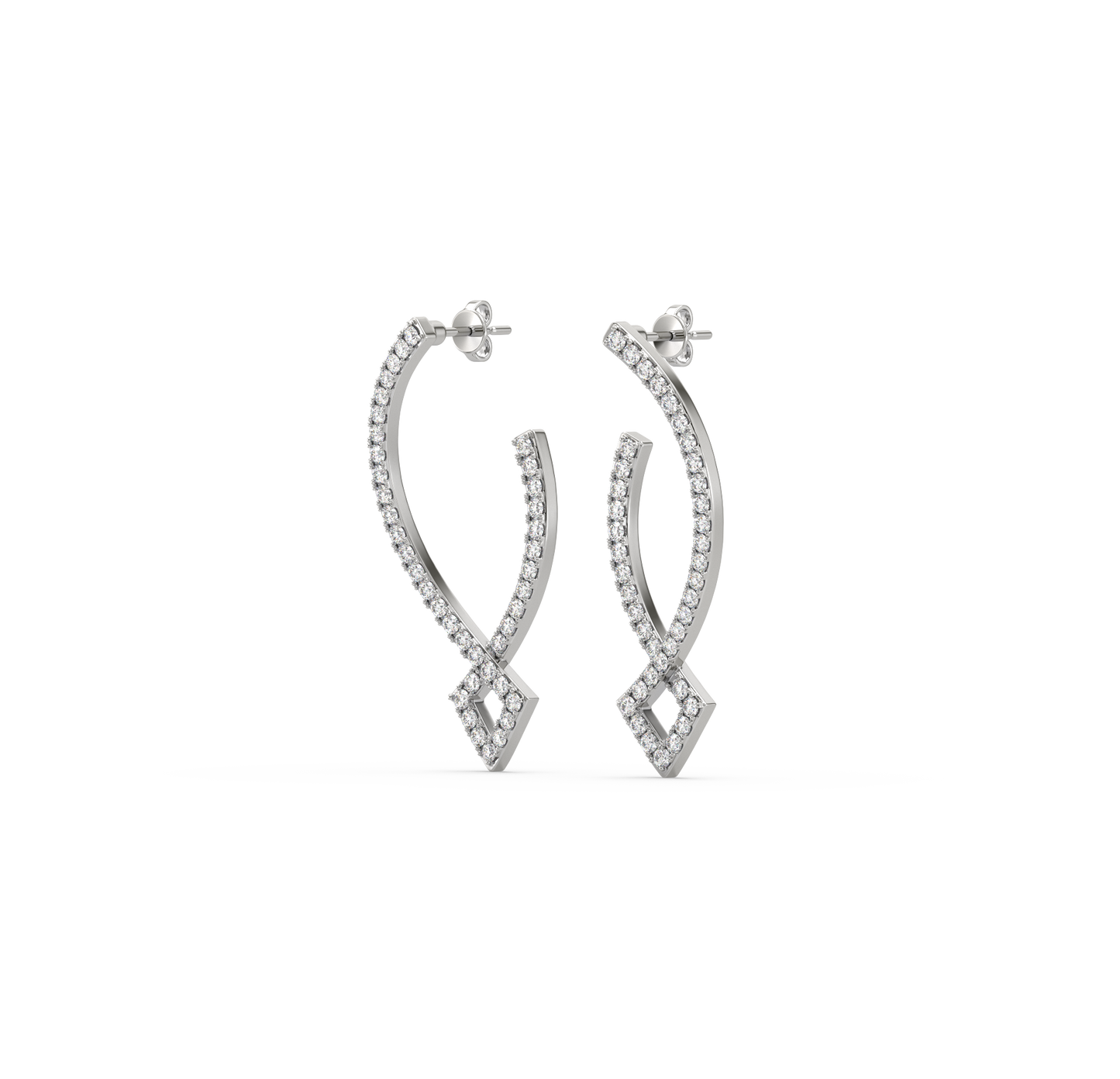 Kristen Long Diamond Earrings