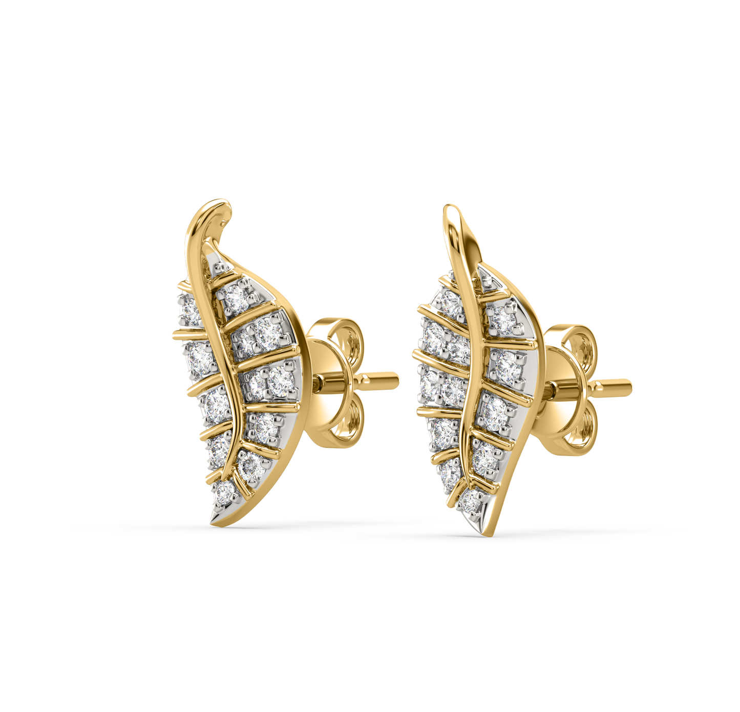 Lana Leaf Diamond Earrings