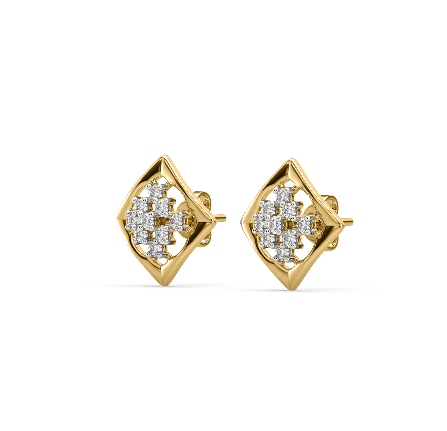 Cassandra Square Stud Earrings