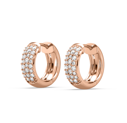 Cassidy Diamond Hoop Earrings