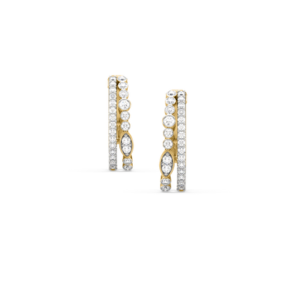 Helen Diamond Stud Earrings