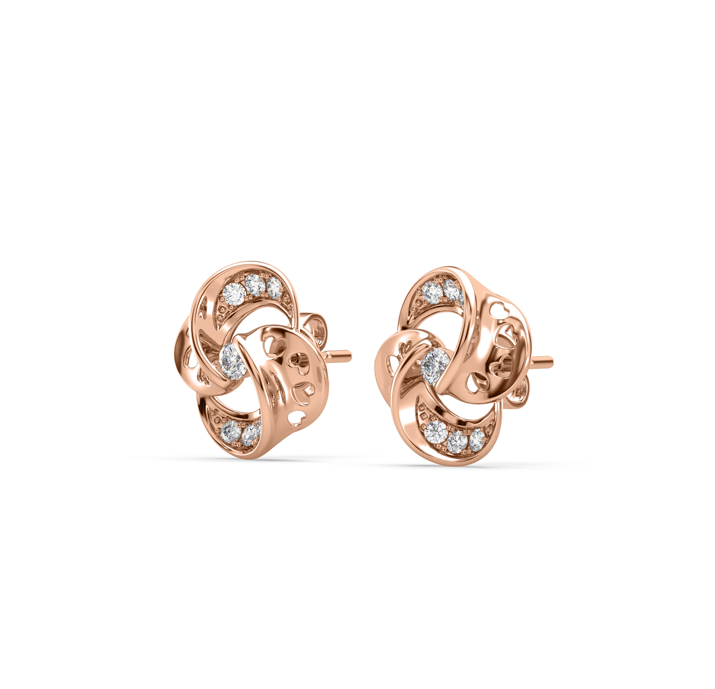 Carmen Entwined Round Studs