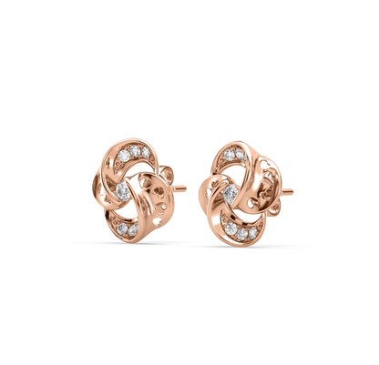 Carmen Entwined Round Studs