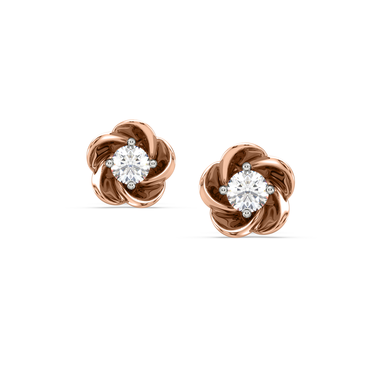 Leal Floral Kids Diamond Earrings