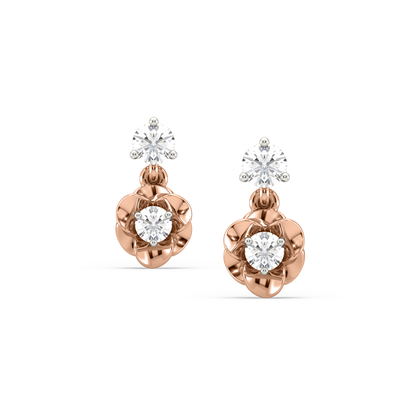 Marina Floral Diamond Earrings