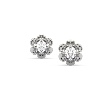 Aleah Flower Diamond Studs