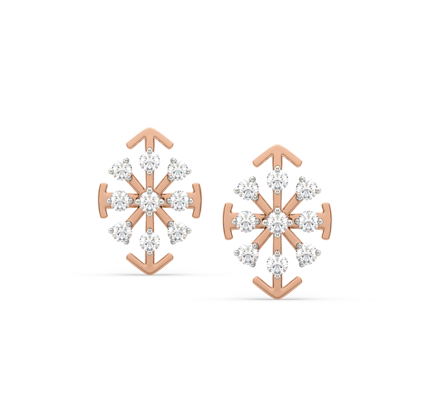 Barran Star Diamond Earrings