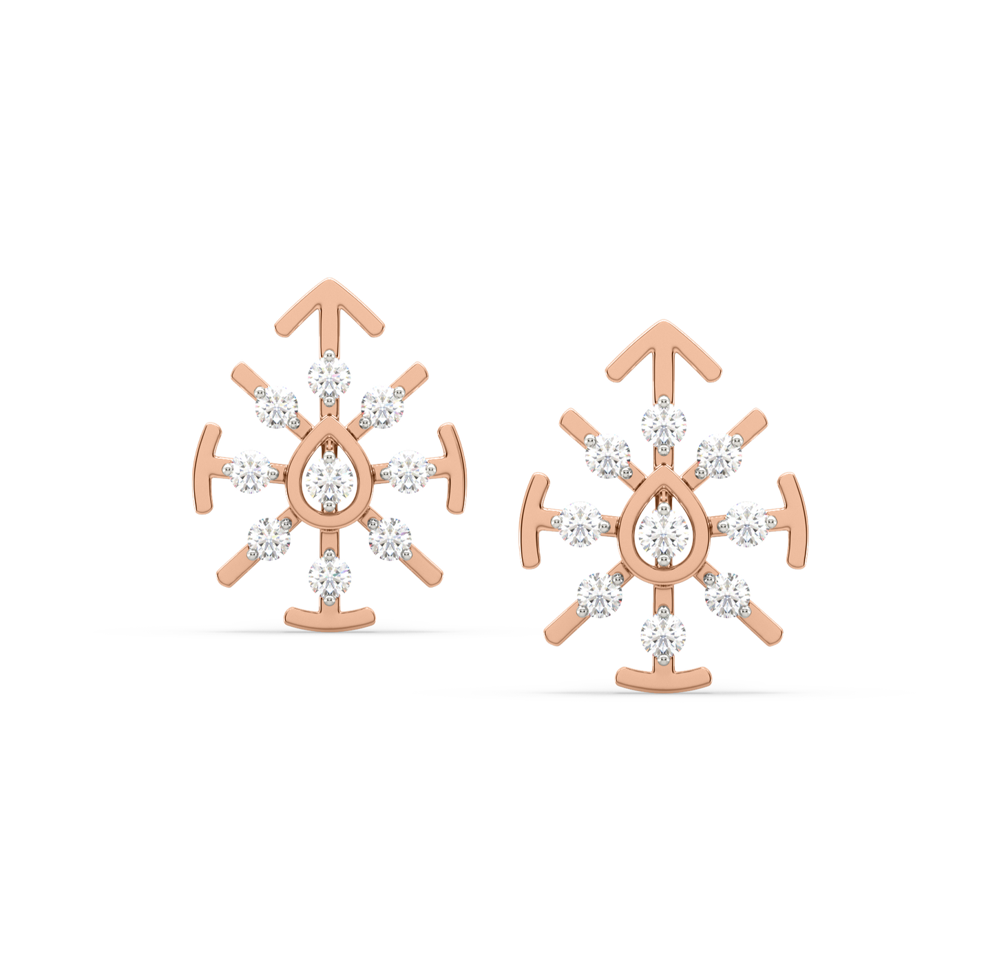 Alika Arrow Diamond Earrings