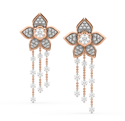 Avery Diamond Dangling Earrings