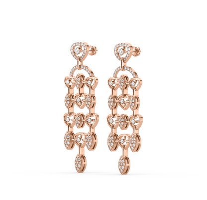 Everly Diamond Dangling Earrings