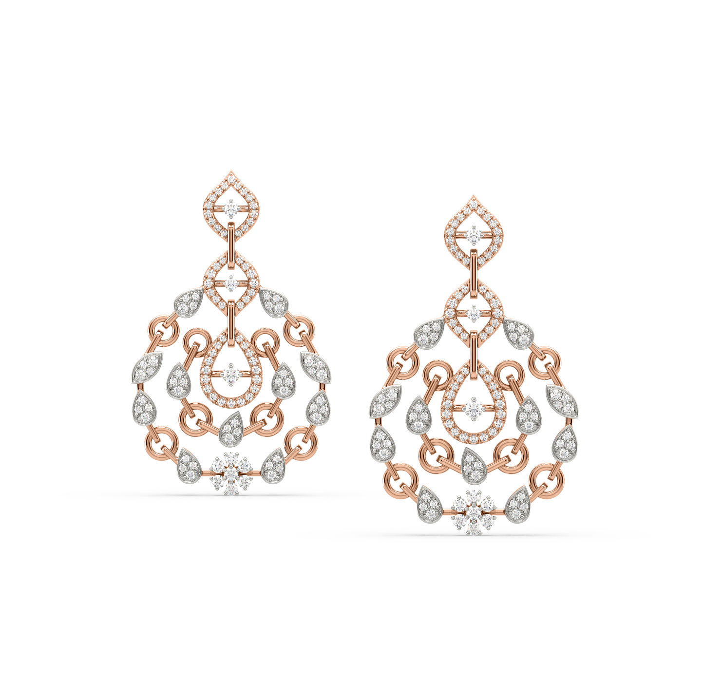 Aubrey Diamond Dangling Earrings