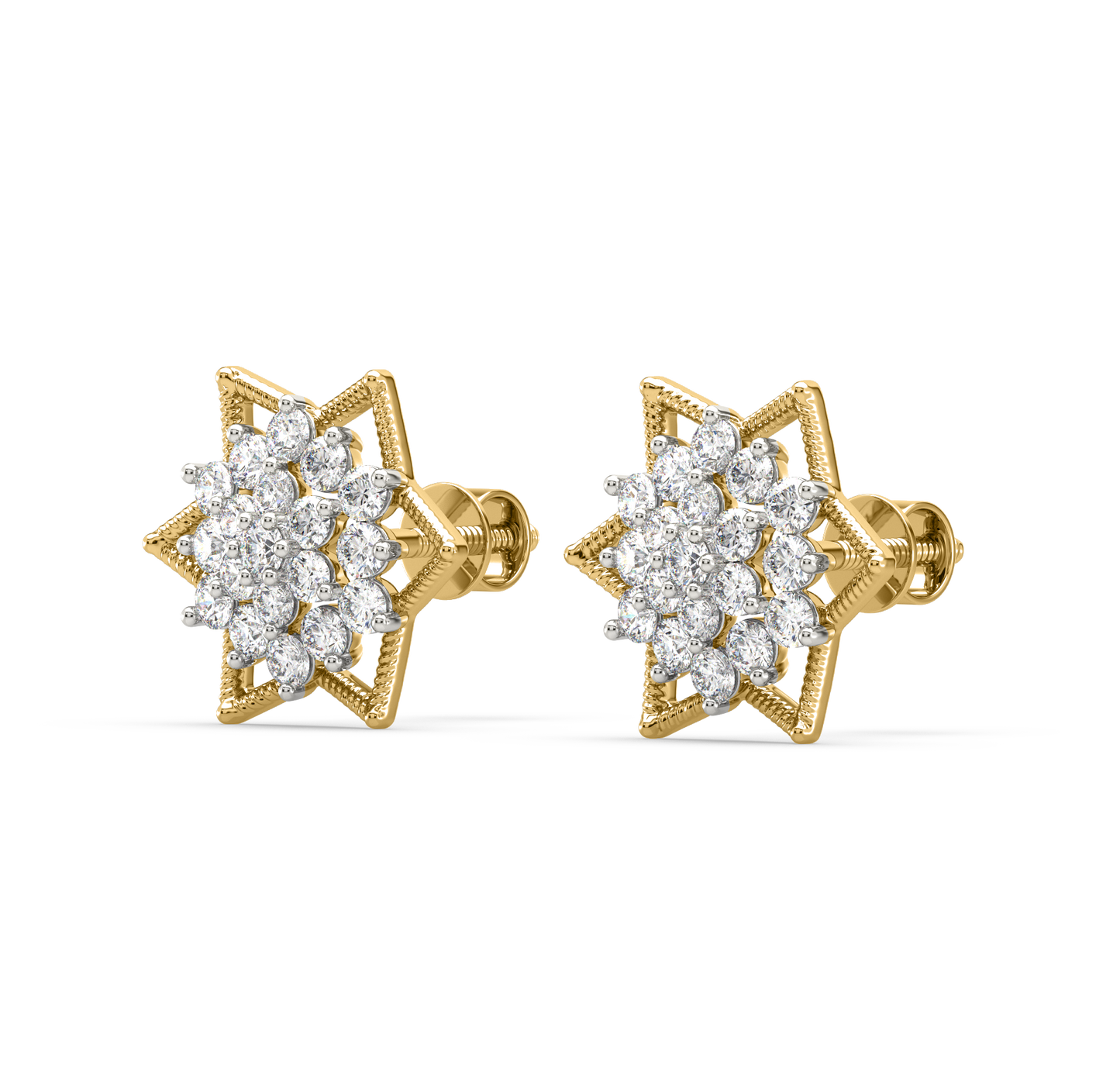 Hailey Diamond Stud Earrings