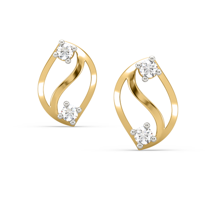 Alaia Diamond Stud Earrings